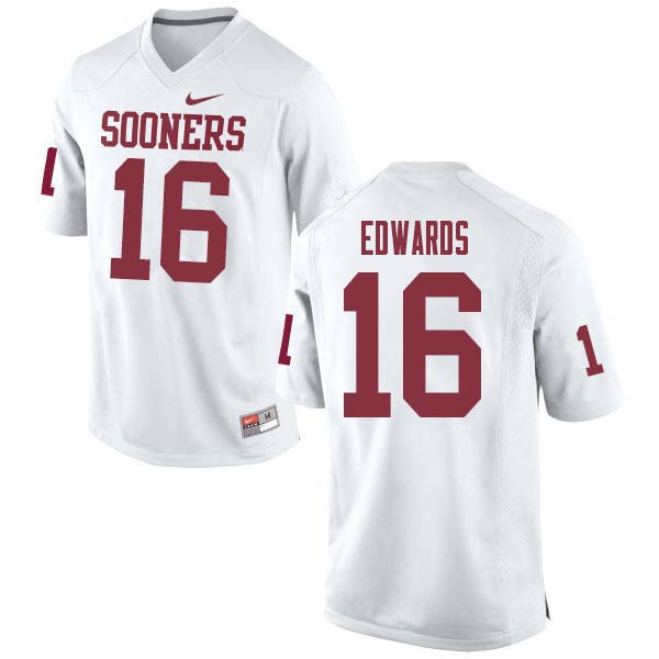 Oklahoma Sooners #16 Miguel Edwards College Football Jerseys Sale-White